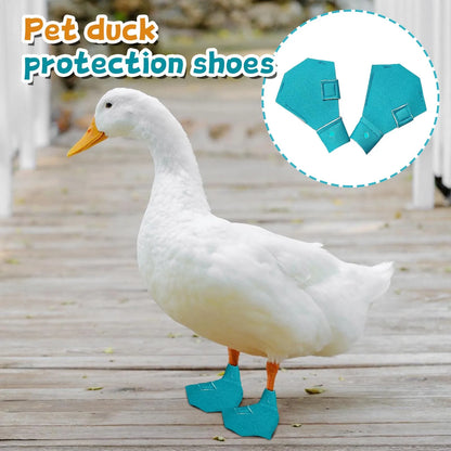 Pet Supplies Duck Goose Shoes Pet Cole Foot Poultry Boots Pet Duck Boots with Protective Soles Protective Shoe Set Pet Products