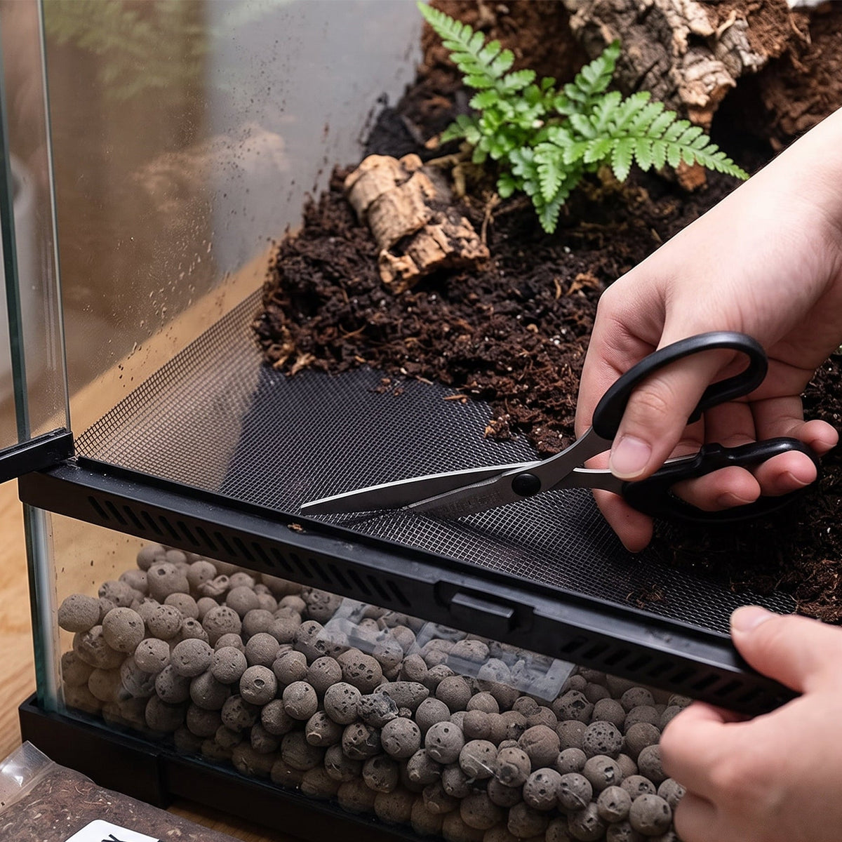 Bioactive Terrarium Substrate Barrier Mesh — 1 × 1.5 m