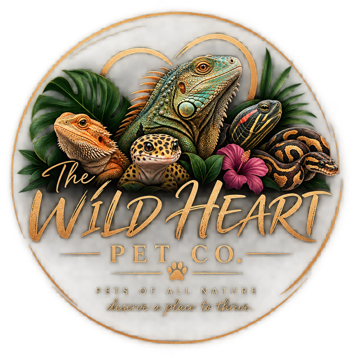 The Wild Heart Pet Co. logo